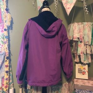 Women’s Santco reversible hooded fleece/wet weathe